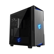 GIGABYTE ohišje GB-AC300G, RGB osvetlitev, brez napajalnika, prozorna stranica, Mid tower