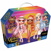 Trefl Glitter Glitter Puzzle in Rainbow High 70 kosov