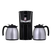 CLATRONIC kavni aparat KA 3328, črno-srebrne barve