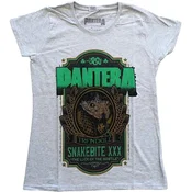 Pantera Snakebite XXX Label Heather Grey S Ženske Majica