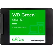 SSD WD Green (2.5, 480GB, SATA 6Gbs) ( WDS480G3G0A )