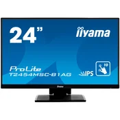 Iiyama PROLITE T2454MSC-B2AG monitor 23,8 TOUCH SCREEN FHD 75 Hz IPS 300 cd 4 ms HDMI DP SPEAKERS Black ( T2454MSC-B2AG )