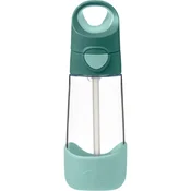 b.box lonček s slamico tritan 450 ml emerald forest