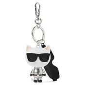 Karl Lagerfeld Obesek za ključe Choupette Ski črna/srebrna/bela