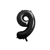 shumee Folija balon 9 črne barve - Impresivna dekoracija za vsako priložnost!