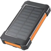 LogiLink PowerBank 6.000 mAh 10 W sončna celica črna/oranžna