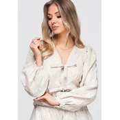 Ženska ombre bluza z vezalkami