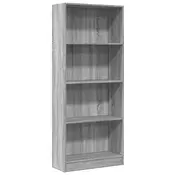 vidaXL vidaXL Knjižna omara siva sonoma 60x24x143 cm inženirski les, (22009492)
