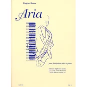 BOZZA E.:ARIA POUR SAXOPHONE ET PIANO
