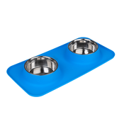 TIAKI dvojna posoda s silikonsko podlogo - 2 x 540 ml, O 14 cm