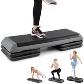 Aerobni steper, fitnes steper z nastavljivo višino v 4 podpornih blokih