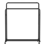 Songmics Stojalo za oblačila 38x110x1415 cm Črno