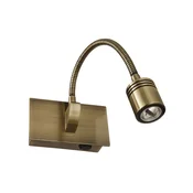 Ideal Lux 121352 - LED stenska svetilka LED/3W/230V bronasta