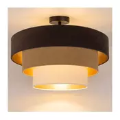 Brilagi - Plafonski luster LUNETA 1xE27/60W/230V precnik 40 cm braon/bež/krem