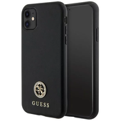 Guess GUHCN61PS4DGPK iPhone 11 / Xr 6.1 black hardcase Strass Metal Logo (GUHCN61PS4DGPK)