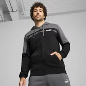 Mens Puma Around The Block Hoodie, Gray, Size M, Clothing