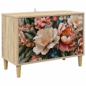 vidaXL TV omarica BORNE 69 x 33 x 50 cm Sonoma Inženirski les