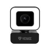 Spletna kamera Yenkee YWC 200 Quadro FHD, črna