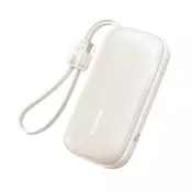 Power bank 10000 mAh 45W z vgrajenim kablom Baseus EnerFill Qpow3 Ultra - natural titanium