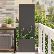 Privatnost u vrtu Crna 50 x 150 cm Hladno valjana celicna