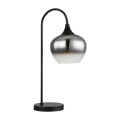 Globo 15548T - Namizna svetilka MAXY 1xE27/40W/230V črna
