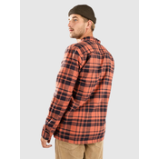 Patagonia Organic Cotton Mw Fjord Flannel Srajca ice caps /  burl red Gr. S