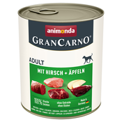 ANIMONDA Pločevinka Gran Carno Adult z jelenom in jabolkom 24 x 800 g