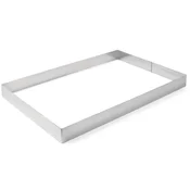 shumee Pravokoten pekarski slaščičarski rob iz nerjavečega jekla 385x285x50mm Hendi 512418