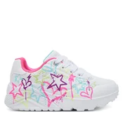 Skechers Nizke superge UNO LITE - MY DRIP Bela