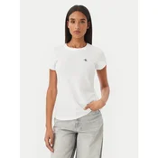 Calvin Klein Jeans Majica J20J212883 Bela Slim Fit