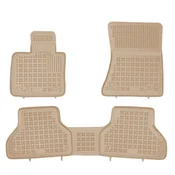 Rubber Car Mats BMW X5 2006-2013 (E70, beige)