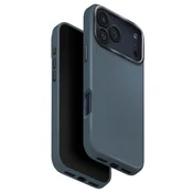 Premium ovitek UNIQ Lyden Leatherette Case™ iz umetnega usnja za iPhone 17 Pro - Steel Teal
