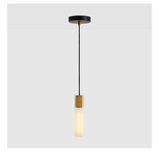 Viseca svjetiljka s mogucnosti zatamnjivanja u zlatnoj boji o 6 cm Basalt – tala