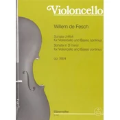 FESCH:SONATA D-MOLL OP.XIII/4 CELLO AND PIANO