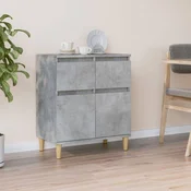 Vidaxl vidaXL Predalnik, betonsko siv, 60x35x70 cm, material na osnovi lesa