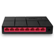 MERCUSYS Switch 8-port MS108G crno-crveni
