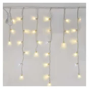 Standard LED povezovalna veriga utripajoča – ledene sveče, 2,5 m, zun., topla/hladna bela