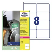 Avery Zweckform etikete, L7914-40, 99.1x67.7 mm, bela