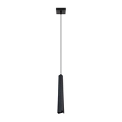 Sollux SL.1400 - Luster na sajli PRYSM 1xG9/8W/230V crna
