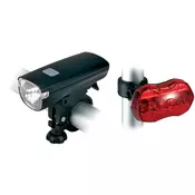 Cytec SET SVETILNI CYTEC 1HP LED, kolesarska svetilka, črna