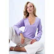 Trend Alacati Stili Ženska bluza dugih rukava Alc-X12929, Ljubicasta