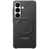 shumee Samsungov karbonski magnetni ovitek za Samsung Galaxy S26+ temno siv
