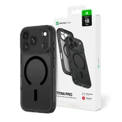 Titan AmazingThing Titan Pro Lens maska za iPhone 18 Pro s poklopcem kamere - Crna