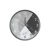 Beliani Stenska ura o 33 cm črno-bela DAVOS