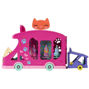 Mattel Enchantimals mačja modna trgovina na kotačima set za igru