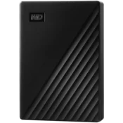 WD My Passport 5TB zunanji disk, 6.35cm (2.5), USB 3.2 Gen 1, ?rn - WDBPKJ0050BBK-WESN