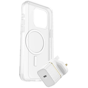 OTTERBOX KIT APPLE IPHONE 15 PRO MAX/UK USB-C WALL CHARGER 30W WHITE (78-81249)