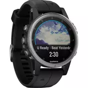 GARMIN Fenix 5S Plus Sapphire crni / crni remen 010-01987-03