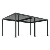 Bellano Living Bioklimatska pergola Bellano S25, 4x6; temno siva, prostostoječa