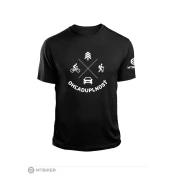 MTBIKER CONSIDERATION majica s kratkimi rokavi, črna (2XL)